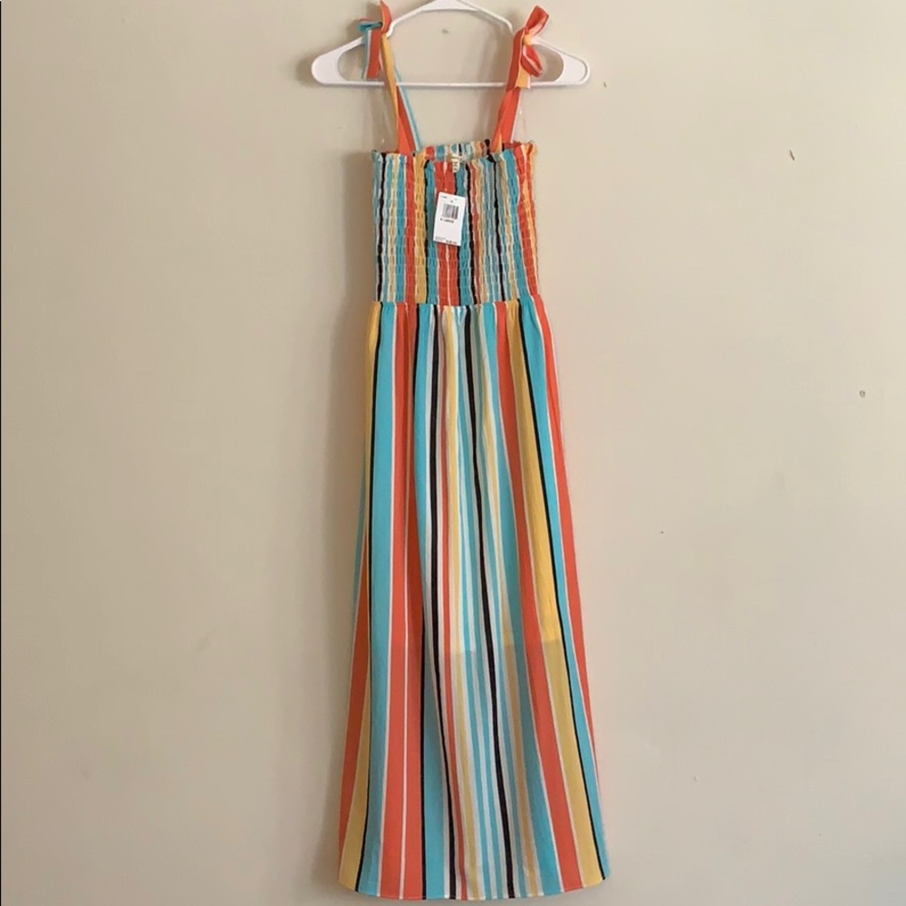 Never worn striped dress for kids